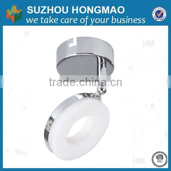 High Lumen White frame 5w GU10 24V Led Flat spot light