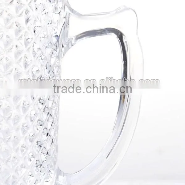 crystal wine decanter water pitcher with handle