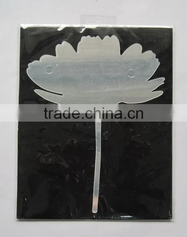 Lotus Leaf Shape Decoration Mirror Stickers