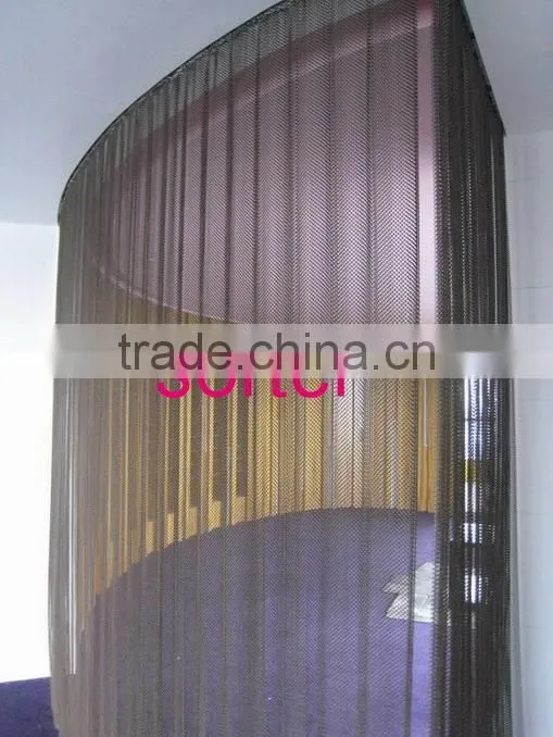 wire mesh curtain metal coil drapery for room divider