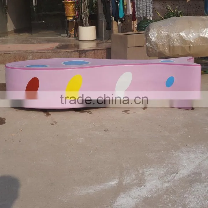 Modern fiberglass fish chair