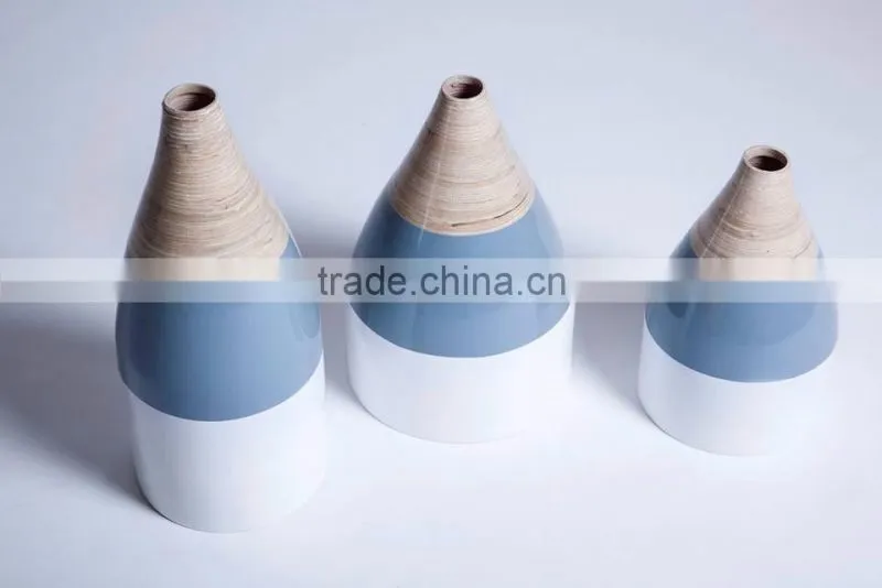 Bamboo spoon vase, high quality bamboo products from natural material