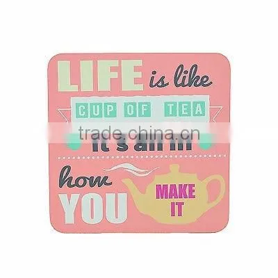 Lacquered coasters for hotel, restaurant, kitchen servings