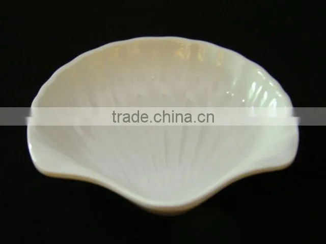 hotel white round melamine sauce plate