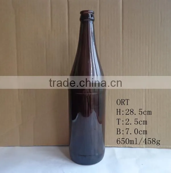 12 oz amber beer glass bottles