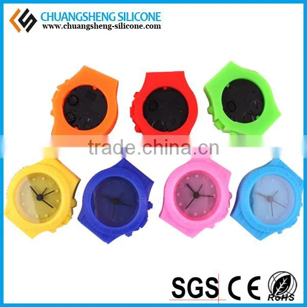 unbreakable silicone alarm clock, silicone wall clock, silicone table clock