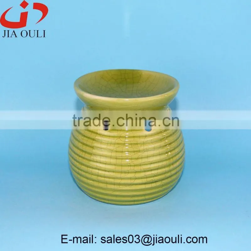 BSCI Certificate Factory wholesale fragrance lamps ceramic oil burner, oil lamp burner