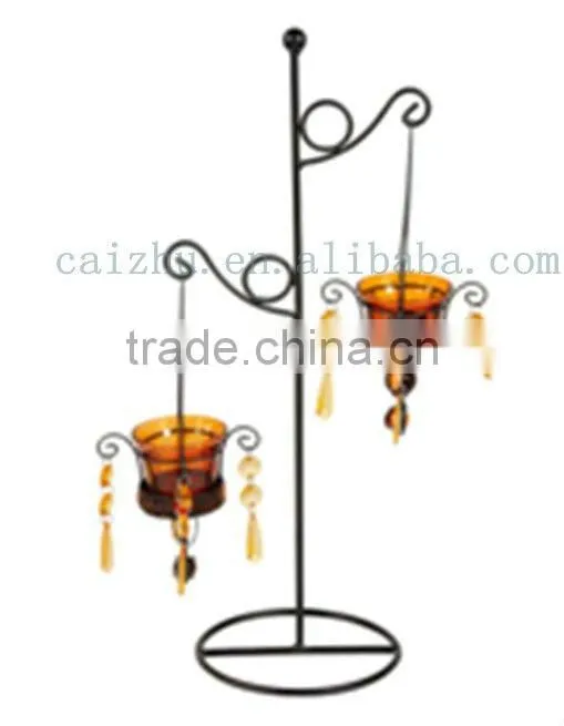 Black Wire Candle Stand