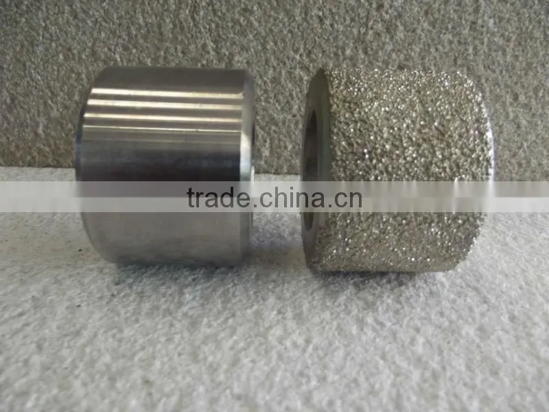 Vacuum brazed diamond abrasive drum wheels for stones