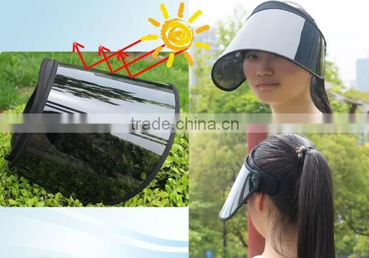 wide brim sun visor hat plastic visor hat