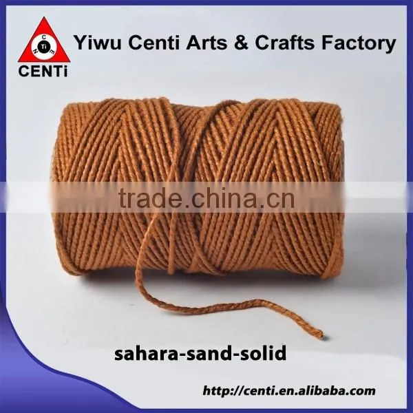 Top sale orange bakers twine orange solid bakers twine for packing gift