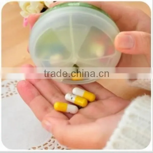 custom promotional cartoon plastic medicine storage case PP plastic pill stroage box,custom promotional plastic medicine box