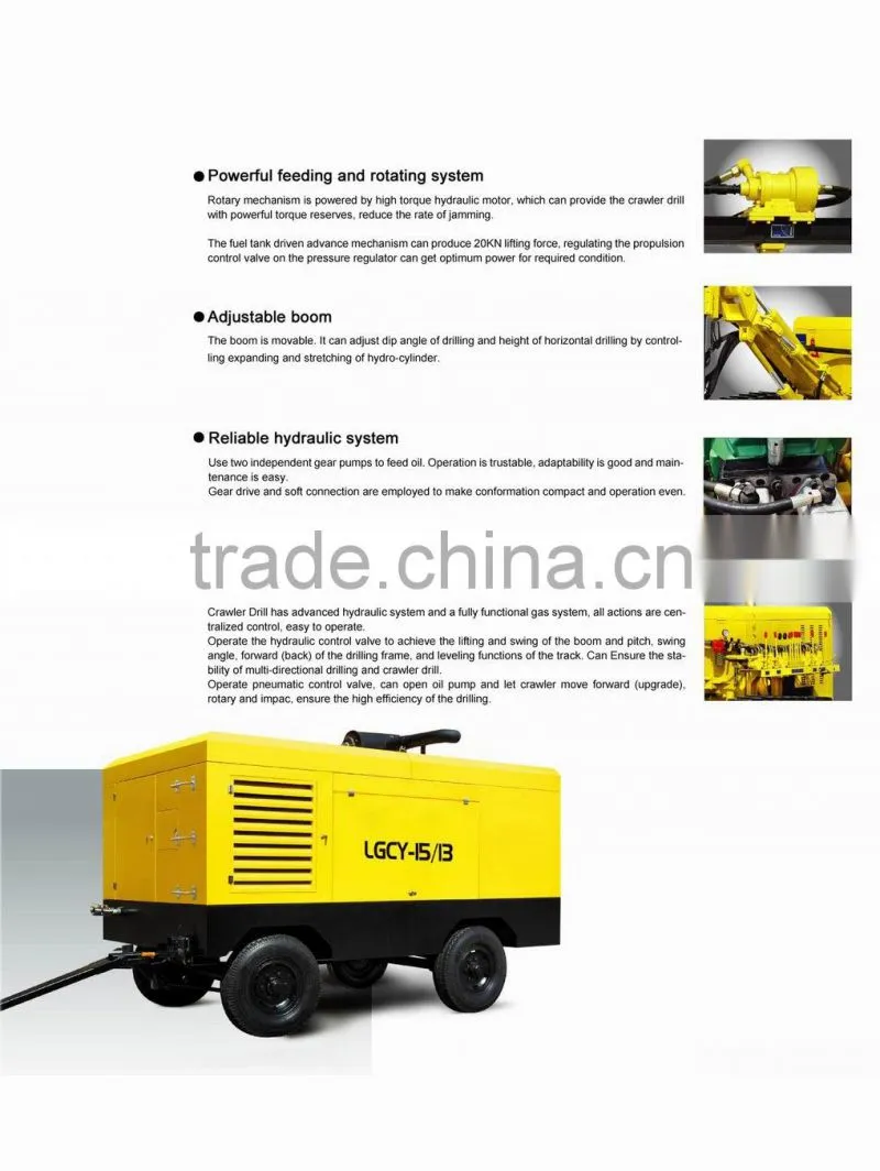 China Famouns Brand KY125 Drilling Rig for Africa Quarry
