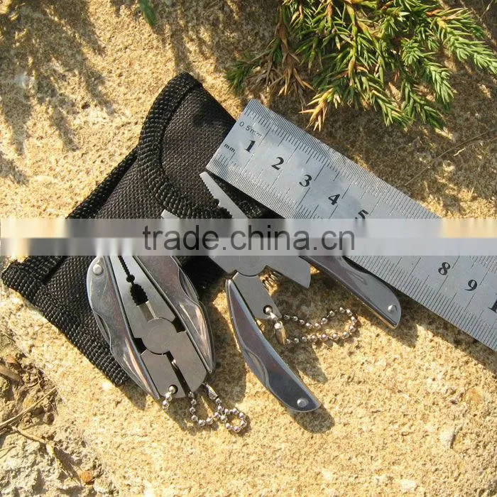 Multifunctional Stainless Steel Folding Grip Pliers Knives Small Size Multitools For Household Camping