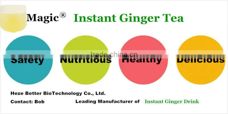 Hot Sale Instant Honey Ginger Tea Granules, Ginger Bag Tea, Instant Honeyed Ginger Aloe Drink