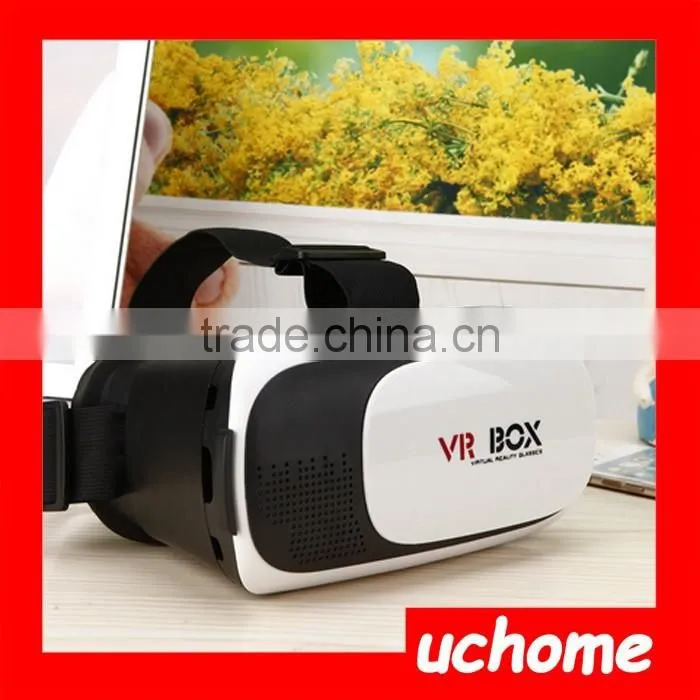 UCHOME New 2nd Generation 3D VR BOX II Magicbox Second VR Glasses Virtual Reality II Google Cardboard 360 degree+Bluetooth