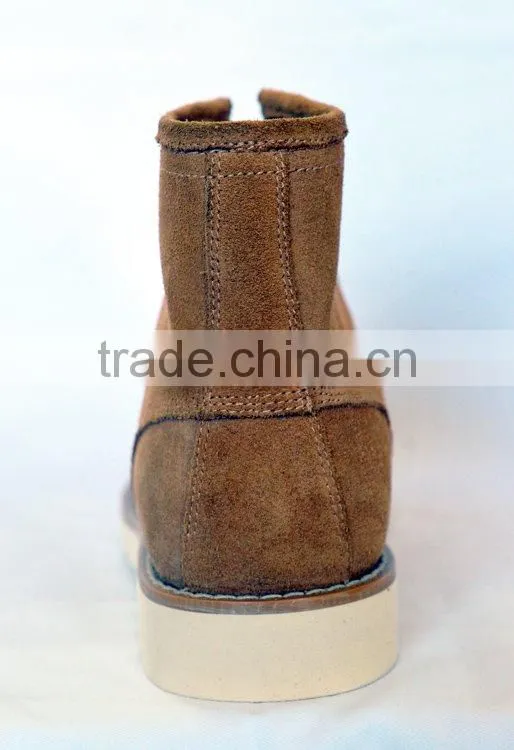 Moc Toe leather boots