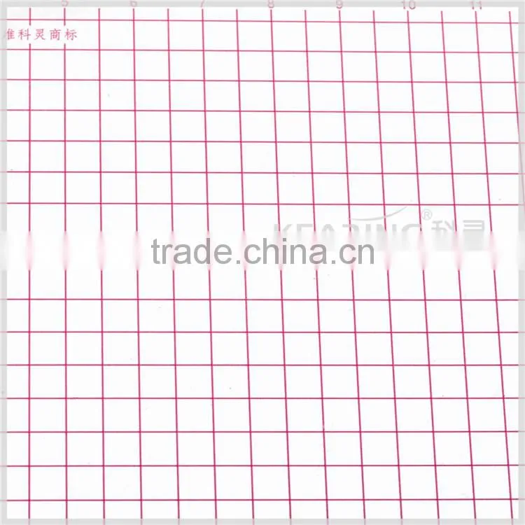 Kearing soft plastic trasparent sewing quilting ruler 110*150mm Built-in calibration for handicraft pattern making# 8010