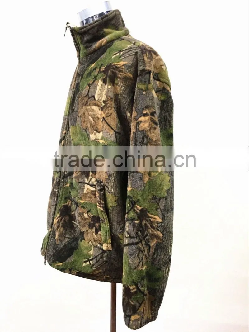 2017 New design 100% polyester fieldman polar fleece mens jacket