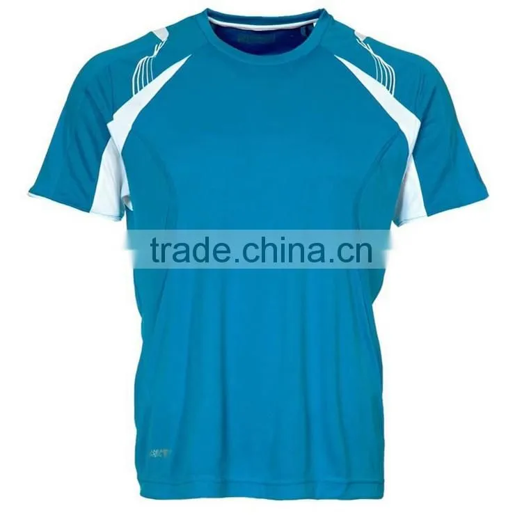 Digital full transfer sublimation printing running t shirt, moisture wicking for running, traning