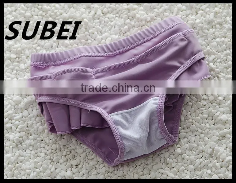 2016 new Korean children swimwear girls swimwear bikini swimsuit baby baby with a waterproof cap
