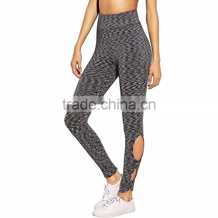 Low price wholesale cotton yoga fitness sexy girls in tight pants