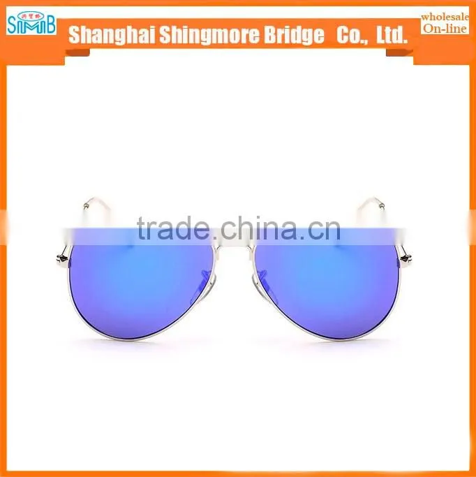 2017 china supplier hot sales new style mental sun glasses for fashion