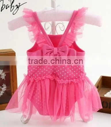 Summer Dresses Fashion Girls Baby Dress Princess Party Cute Big Bow Kids Girls Dress Tutu Kids Clothes
