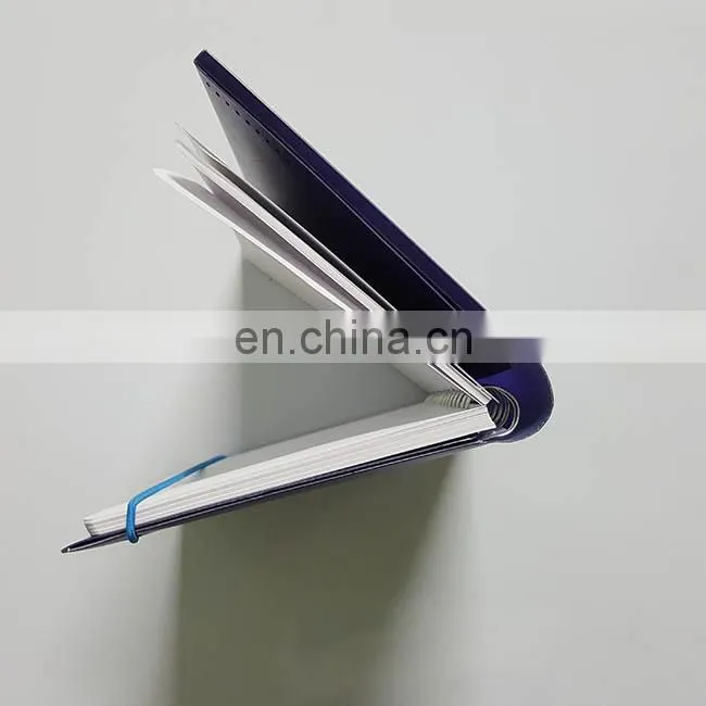 2017 free samples hardcover a4 szie notebook custom printing with led light