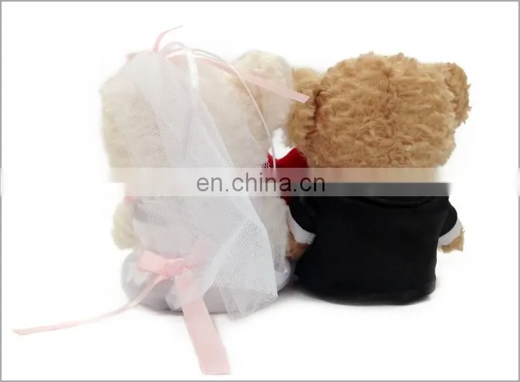Red Heart Teddy Bear Souvenirs Wholesale Wedding Thank You Gifts For Guests