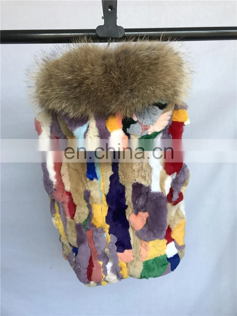 Hot Selling Kids Winter Fur Jackets with Fox Fur Lining and Collar