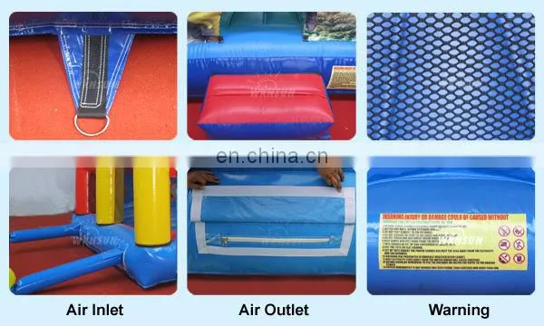 Spider man inflatable jumping combo, high quality bouncers winsun inflatables