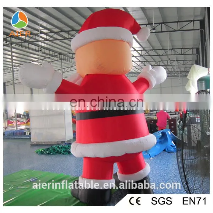 Small inflatable decoration santa claus