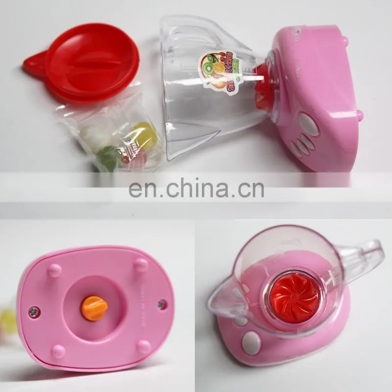 With jelly bean inside plastic wind up juicer toy