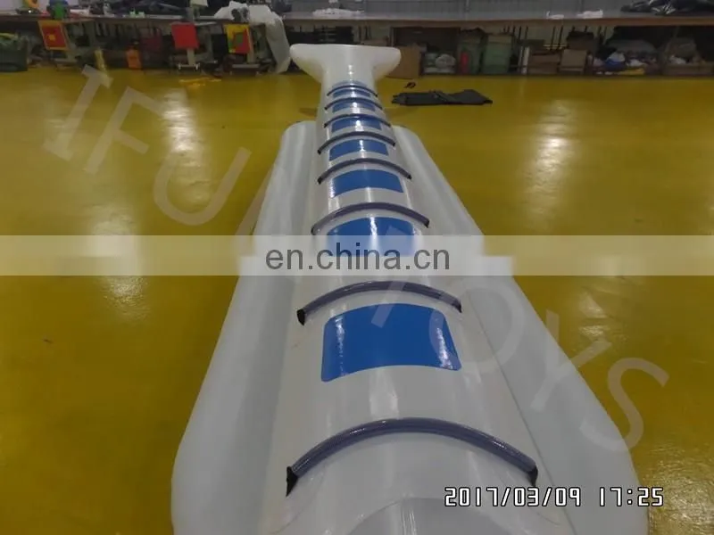 8 person ride Floating Dolphin inflatable water ski banana towable boat