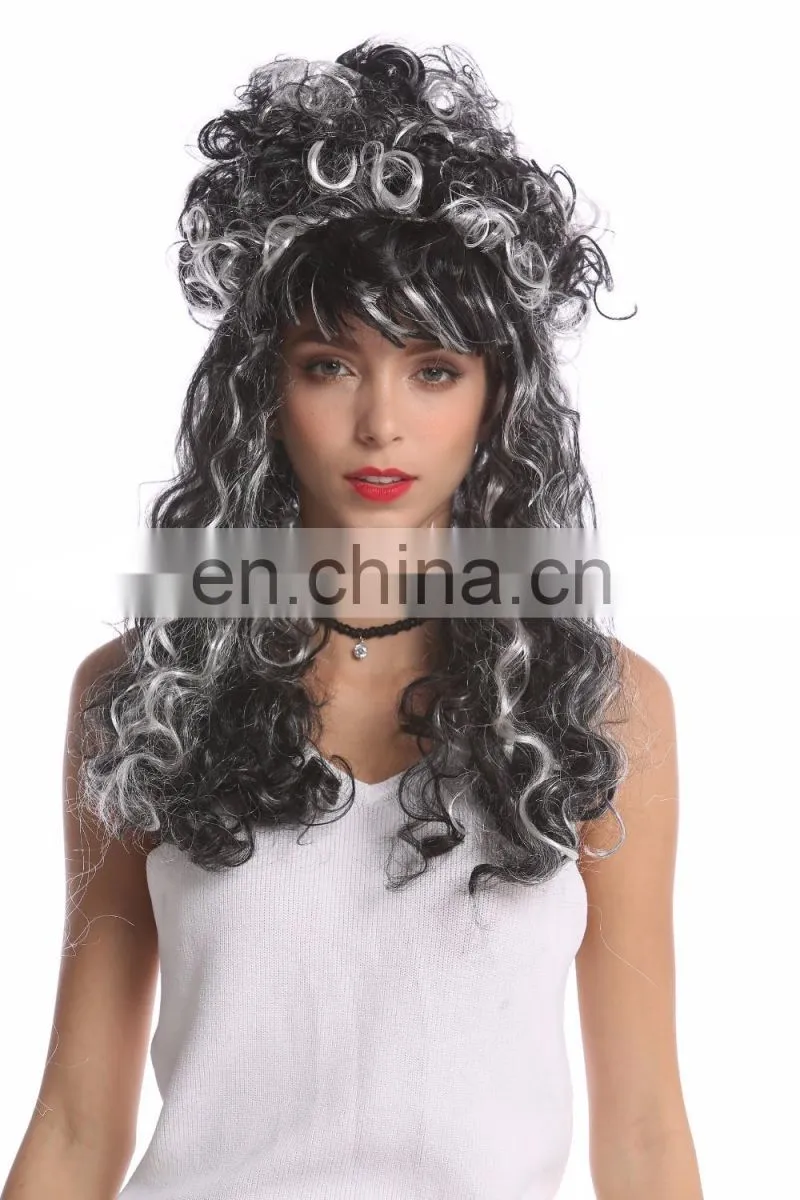 Halloween barock long curly wigs P-W223