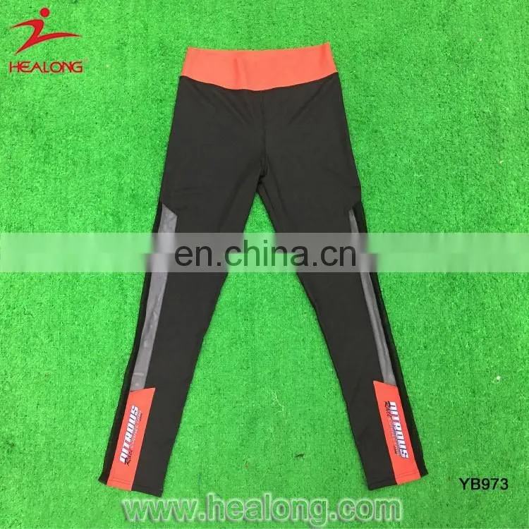 Womens Sublimation Custom Spandex Leggings And Tops