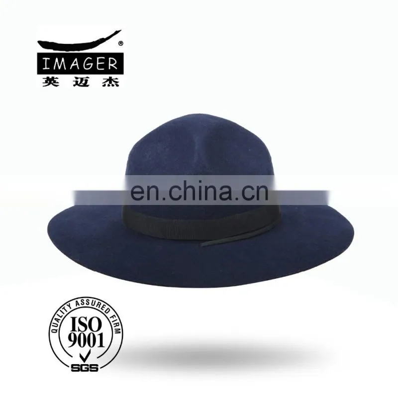 Fashional Wide Brim Wool Women Cowbay Hat Cap for Girls
