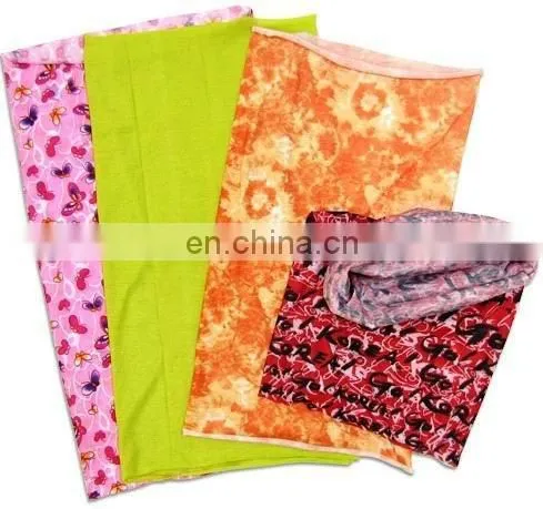 custom tubular bandana polyester multifunctional seamless bandana magic bandana