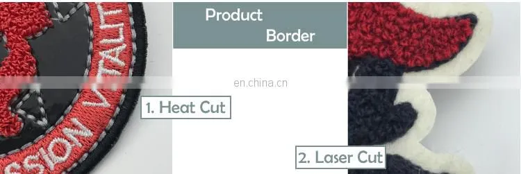 no minimum order quantity custom chenille patches