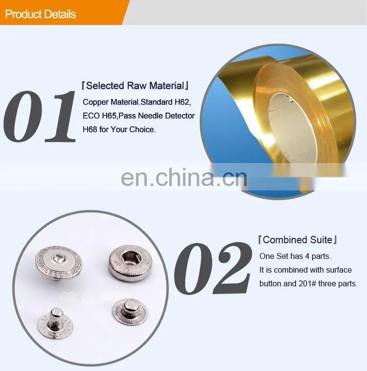 Fashion Rhinestone Metal Snap Button BM10163