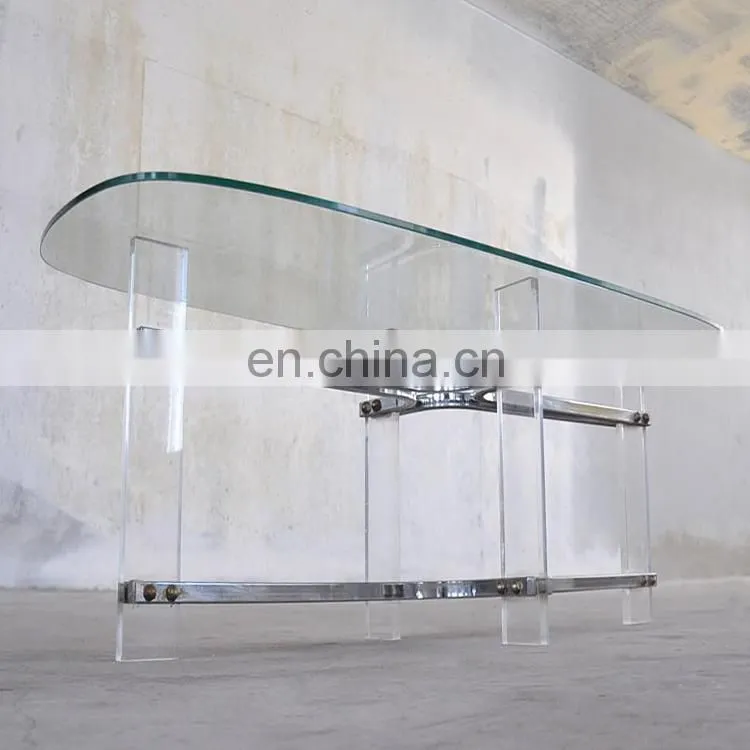 Hot sale high quality luxury clear plexiglass table