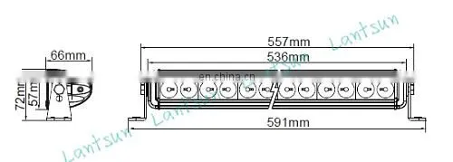 21inch 90w camo cr ee 24v led lights for truck IP68 single row 5w cr ee chips for truck