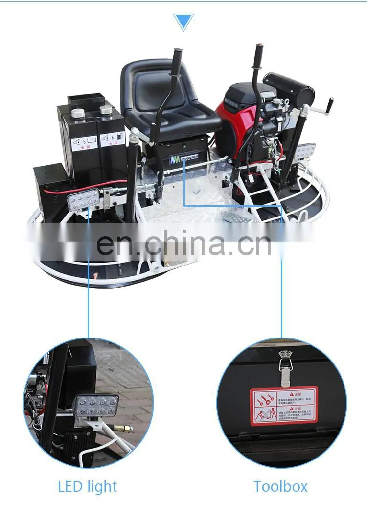 direct factory price for ride on power trowel
