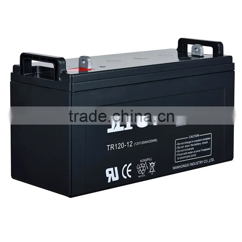 CE UL certificate vrla battery 12v 120ah Deep cycle Gel Battery manufacturer