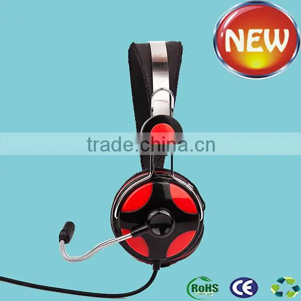 Good quality fashion private mould on sale newish computer headset with mic