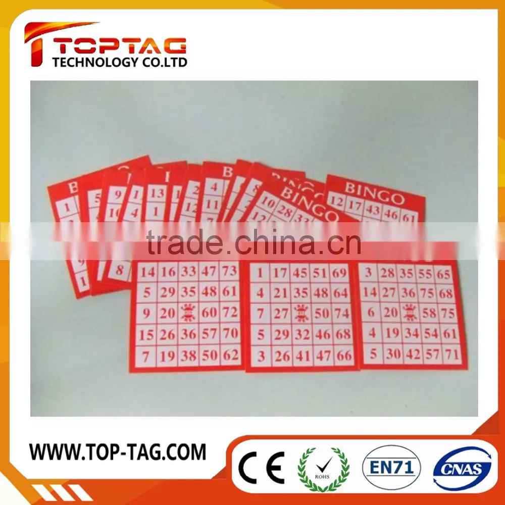 ISO18000-6C printable uhf rfid thermal paper cards Alien H3 H4 Impinj