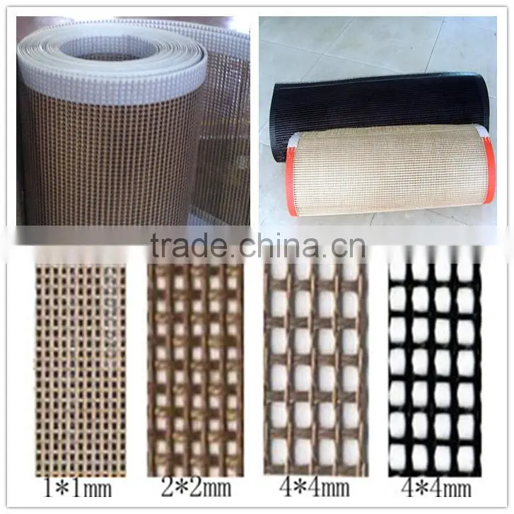 high temperature teflon fiberglass conveyor belts low price