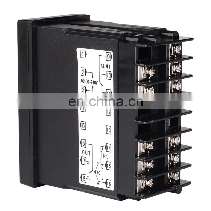 Digital PID Temp Controller REX-C410 48*96mm Horizontal, Input thermocouple K Relay Output for heat Temperature Controller