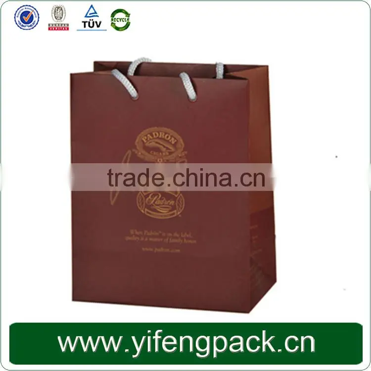 Hot sale custom made full color printing paper bag